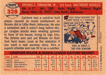2001 Topps Archives #252 Brooks Robinson Back