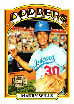 2001 Topps Archives #395 Maury Wills Front
