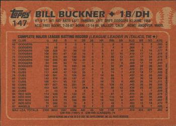 2001 Topps Archives #398 Bill Buckner Back