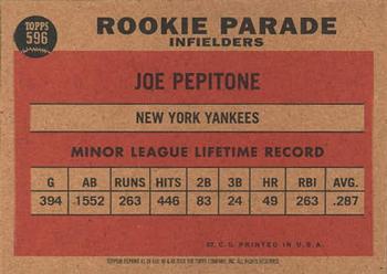 2001 Topps Archives #41 Joe Pepitone Back