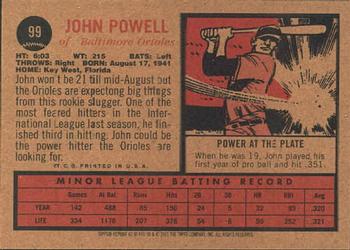 2001 Topps Archives #42 John Powell Back