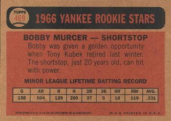 2001 Topps Archives #53 Bobby Murcer Back