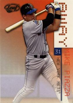 2003 Leaf - Away #8 Mike Piazza Front