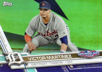2017 Topps Opening Day - Purple Foil #8 Victor Martinez Front