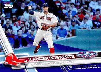 2017 Topps Opening Day - Purple Foil #106 Xander Bogaerts Front