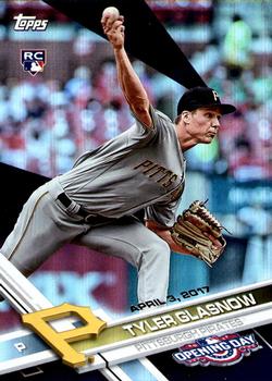 2017 Topps Opening Day - Purple Foil #108 Tyler Glasnow Front