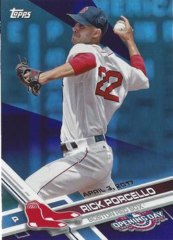 2017 Topps Opening Day - Purple Foil #139 Rick Porcello Front
