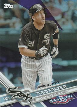 2017 Topps Opening Day - Purple Foil #189 Todd Frazier Front