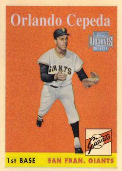 2001 Topps Archives Reserve #16 Orlando Cepeda Front