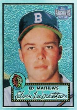 2001 Topps Archives Reserve #48 Eddie Mathews Front