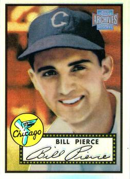 2001 Topps Archives Reserve #53 Billy Pierce Front