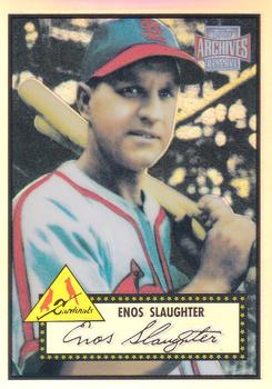 2001 Topps Archives Reserve #75 Enos Slaughter Front