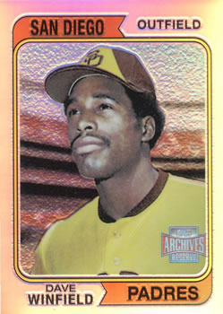 2001 Topps Archives Reserve #83 Dave Winfield Front