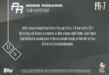 2017 Topps Now World Baseball Classic Team Puerto Rico #PR-7 Eddie Rosario Back