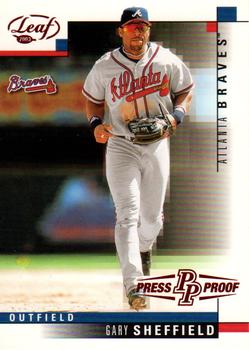 2003 Leaf - Press Proofs Red #133 Gary Sheffield Front