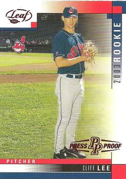 2003 Leaf - Press Proofs Red #274 Cliff Lee Front