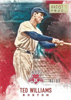 2017 Panini Diamond Kings - Artist's Proof Gold #35 Ted Williams Front