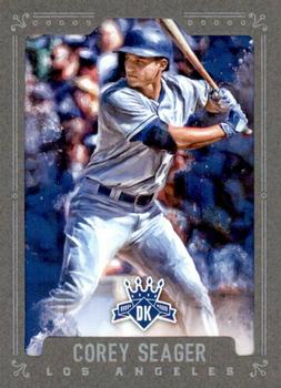 2017 Panini Diamond Kings - Framed Grey #69 Corey Seager Front