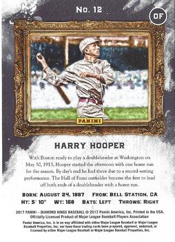 2017 Panini Diamond Kings - Framed Grey #12 Harry Hooper Back