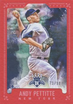 2017 Panini Diamond Kings - Framed Red #93 Andy Pettitte Front