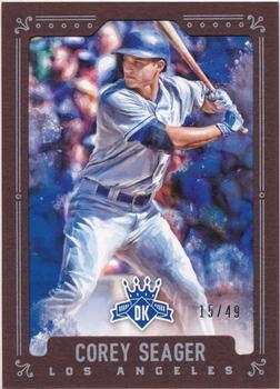2017 Panini Diamond Kings - Framed Brown #69 Corey Seager Front