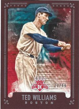 2017 Panini Diamond Kings - Framed Brown #35 Ted Williams Front