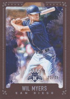 2017 Panini Diamond Kings - Framed Brown #79 Wil Myers Front