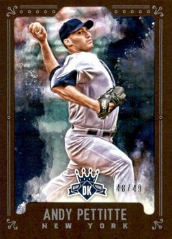 2017 Panini Diamond Kings - Framed Brown #93 Andy Pettitte Front