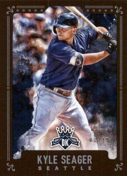 2017 Panini Diamond Kings - Framed Brown #118 Kyle Seager Front
