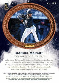 2017 Panini Diamond Kings - Framed Brown #137 Manuel Margot Back