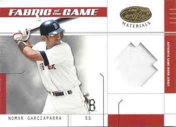 2003 Leaf Certified Materials - Fabric of the Game Base #FG-25 Nomar Garciaparra Front
