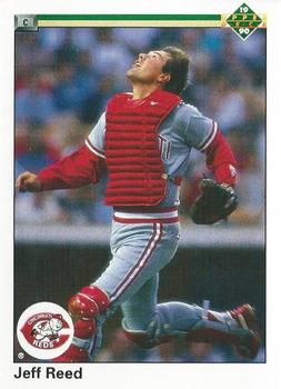 1990 Upper Deck #165 Jeff Reed Front
