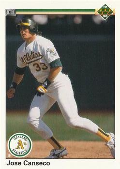 1990 Upper Deck #66 Jose Canseco Front
