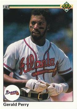 1990 Upper Deck #101 Gerald Perry Front