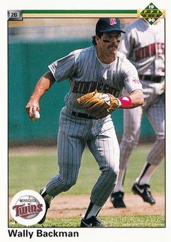 1990 Upper Deck #158 Wally Backman Front