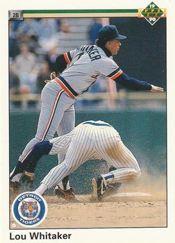 1990 Upper Deck #327 Lou Whitaker Front