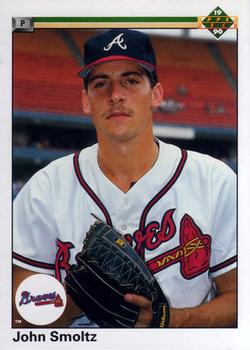 1990 Upper Deck #535 John Smoltz Front