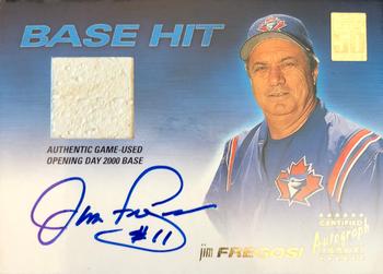 2001 Topps - Base Hit Autograph Relics #BH4 Jim Fregosi Front