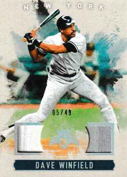 2017 Panini Diamond Kings - DK Materials Holo Silver #DKM-DW Dave Winfield Front