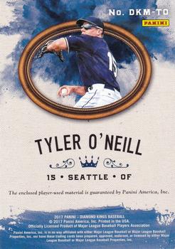 2017 Panini Diamond Kings - DK Materials Holo Silver #DKM-TO Tyler O'Neill Back