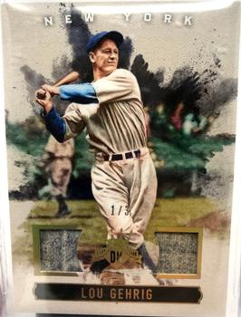 2017 Panini Diamond Kings - DK Materials Holo Gold #DKM-LG Lou Gehrig Front
