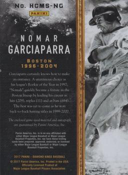 2017 Panini Diamond Kings - Heritage Collection Material Signatures #13 Nomar Garciaparra Back