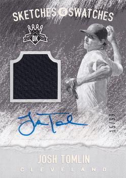 2017 Panini Diamond Kings - Sketches and Swatches #SS-JT Josh Tomlin Front