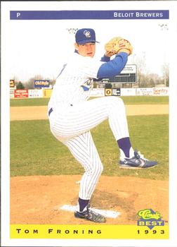 1993 Classic Best Beloit Brewers #8 Tom Froning Front