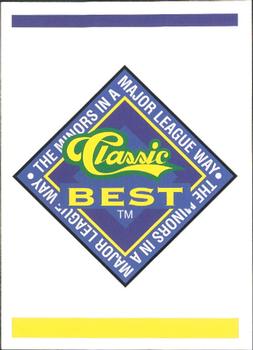 1993 Classic Best Beloit Brewers #30 Checklist Front