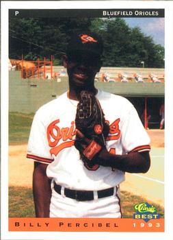 1993 Classic Best Bluefield Orioles #19 Billy Percibal Front