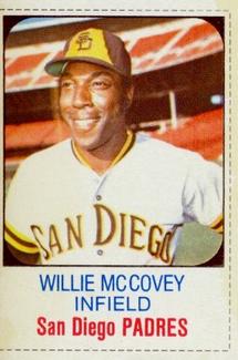 1975 Hostess Twinkies #19 Willie McCovey Front