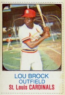 1975 Hostess Twinkies #23 Lou Brock Front