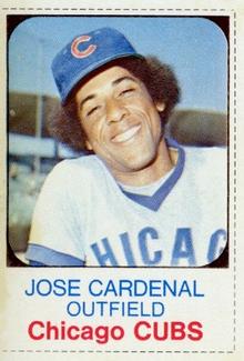 1975 Hostess Twinkies #65 Jose Cardenal Front