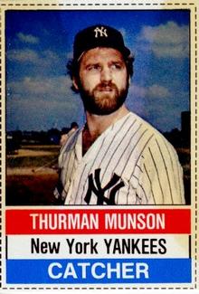1976 Hostess Twinkies #16 Thurman Munson Front